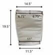 AFG Baby Furniture Sleigh Glider Chair Cushions Set Gray