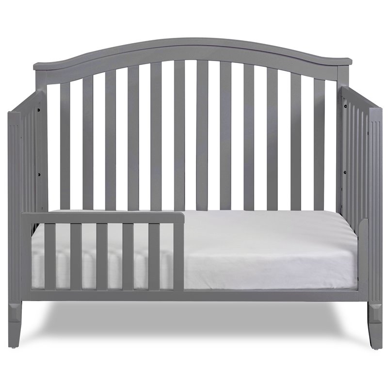 AFG Baby Furniture Kali II 4-in-1 Convertible Crib Gray