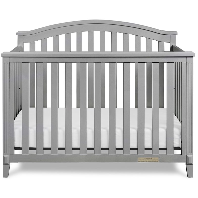 AFG Baby Furniture Kali II 4-in-1 Convertible Crib Gray