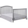 AFG Baby Furniture Kali II 4-in-1 Crib with Leila 2-Drawer Changing Table Gray