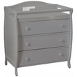 AFG Baby Furniture Kali II 4-in-1 Crib with Grace 3-Drawer Changing Table Gray