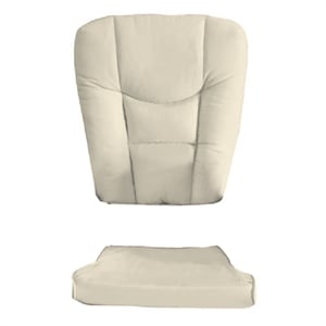 AFG Baby Furniture Sleigh Glider Back & Seat Cushions Beige