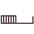 AFG Baby Furniture Kali 4-in-1 Convertible Crib w/ Toddler Guardrail Espresso