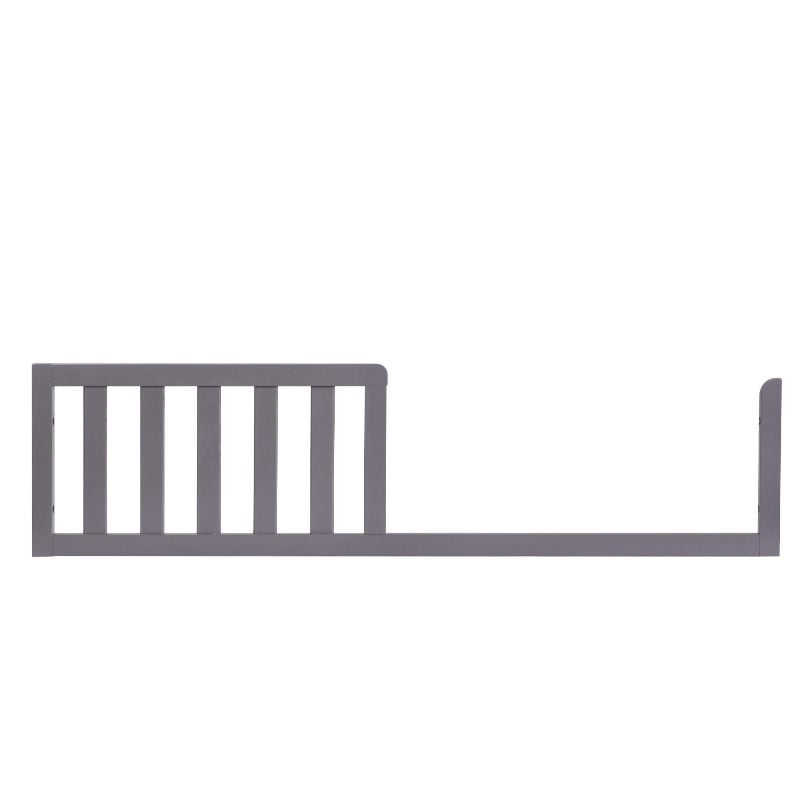 AFG Baby Furniture Kali 4-in-1 Convertible Crib w/ Toddler Guardrail Gray