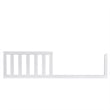 AFG Baby Furniture Kali 4-in-1 Convertible Crib w/ Toddler Guardrail White