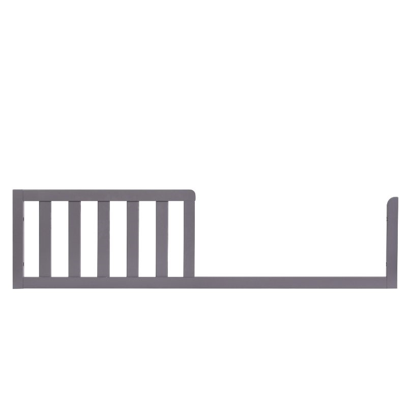AFG Baby Furniture Kali II 4-in-1 Convertible Crib with Toddler Guardrail Gray