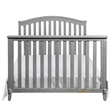 AFG Baby Furniture Kali II 4-in-1 Convertible Crib with Toddler Guardrail Gray