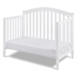 AFG Baby Furniture Kali II 4-in-1 Convertible Crib with Toddler Guardrail White