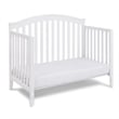 AFG Baby Furniture Kali II 4-in-1 Convertible Crib with Toddler Guardrail White