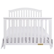 AFG Baby Furniture Kali II 4-in-1 Convertible Crib with Toddler Guardrail White