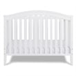 AFG Baby Furniture Kali II 4-in-1 Convertible Crib with Toddler Guardrail White