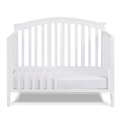 AFG Baby Furniture Kali II 4-in-1 Convertible Crib with Toddler Guardrail White