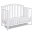 AFG Baby Furniture Kali II 4-in-1 Convertible Crib with Toddler Guardrail White