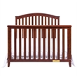 AFG Baby Furniture Kali II 4-in-1 Convertible Crib w/ Guardrail Espresso