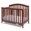 AFG Baby Furniture Kali II 4-in-1 Convertible Crib w/ Guardrail Espresso