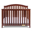 AFG Baby Furniture Kali II 4-in-1 Convertible Crib w/ Guardrail Espresso