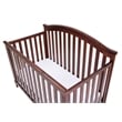 AFG Baby Furniture Kali II 4-in-1 Convertible Crib w/ Guardrail Espresso