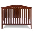AFG Baby Furniture Kali II 4-in-1 Convertible Crib w/ Guardrail Espresso