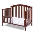 AFG Baby Furniture Kali II 4-in-1 Convertible Crib w/ Guardrail Espresso