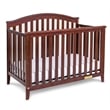 AFG Baby Furniture Kali II 4-in-1 Convertible Crib w/ Guardrail Espresso