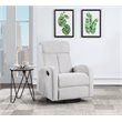 AFG Baby Furniture Amber Wood Frame Swivel Glider Recliner in Gray