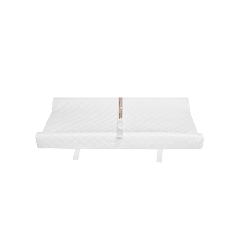AFG Baby Furniture Vinyl Cover Contoured Changing Pad in White