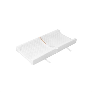 AFG Baby Furniture Vinyl Cover Contoured Changing Pad in White