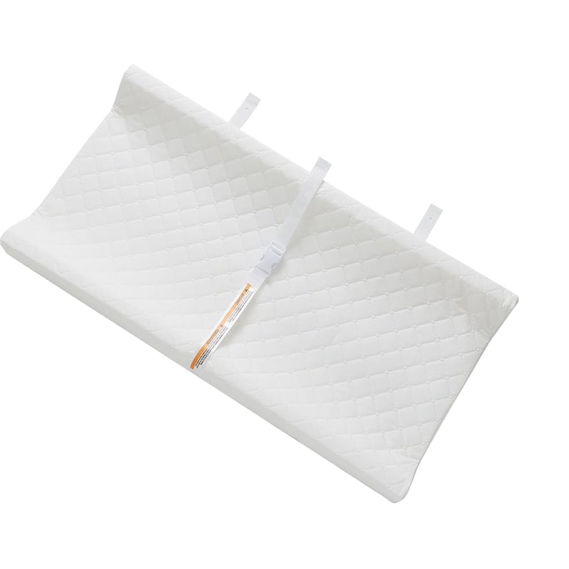 AFG Baby Furniture Vinyl Cover Contoured Changing Pad in White