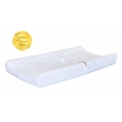 AFG Baby Furniture Polyester Contoured Changing Pad with Cover in White