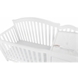 AFG Baby Furniture Kali Solid Wood 4-in-1 Convertible Crib & Changer in White