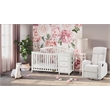AFG Baby Furniture Kali Solid Wood 4-in-1 Convertible Crib & Changer in White