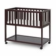 AFG Baby Furniture Mila Modern Solid Wood Portable Bassinet in Espresso