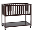 AFG Baby Furniture Mila Modern Solid Wood Portable Bassinet in Espresso
