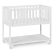 AFG Baby Furniture Mila Modern Solid Wood Portable Bassinet in White