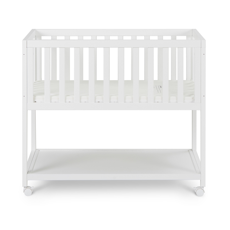 AFG Baby Furniture Mila Modern Solid Wood Portable Bassinet in White