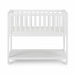 AFG Baby Furniture Mila Modern Solid Wood Portable Bassinet in White