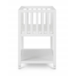 AFG Baby Furniture Mila Modern Solid Wood Portable Bassinet in White