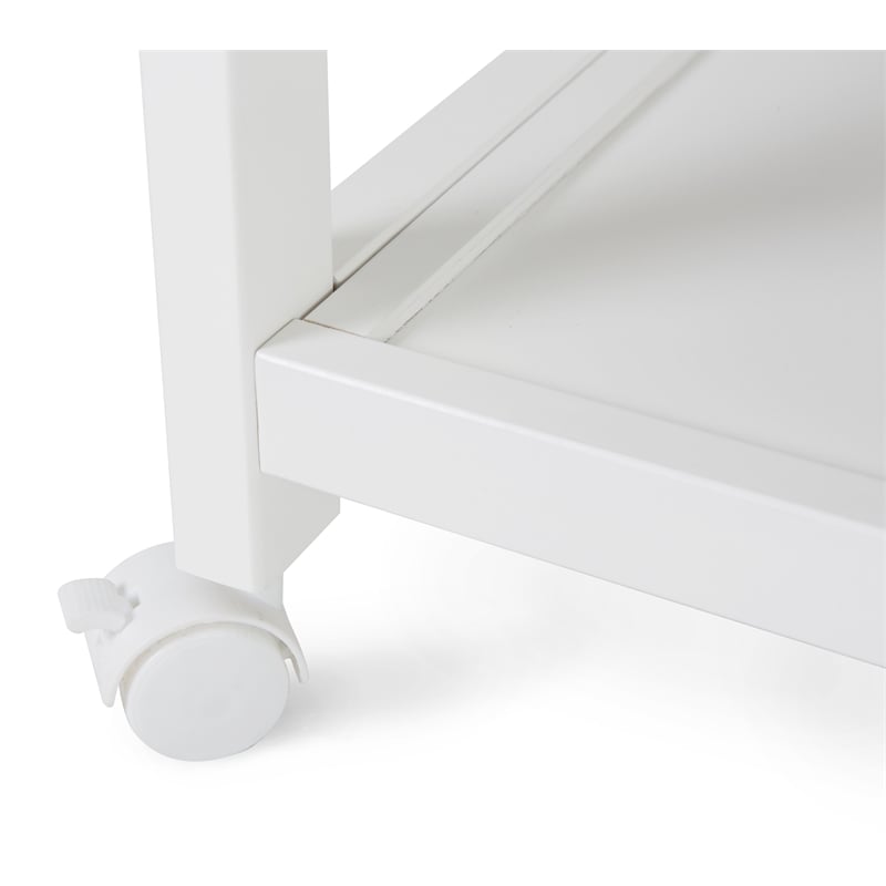 AFG Baby Furniture Mila Modern Solid Wood Portable Bassinet in White