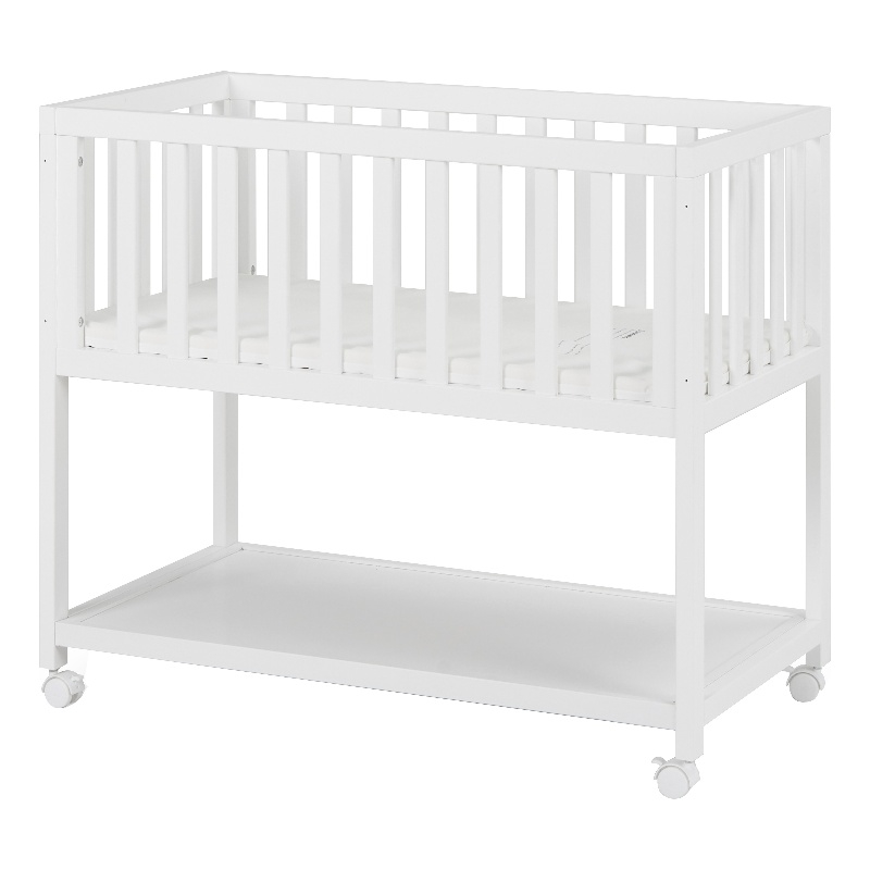 AFG Baby Furniture Mila Modern Solid Wood Portable Bassinet in White