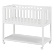 AFG Baby Furniture Mila Modern Solid Wood Portable Bassinet in White