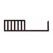 AFG Baby Furniture Kali II Wood 4-in-1 Convertible Crib and Changer in Espresso