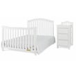 AFG Baby Furniture Kali II Wood 4-in-1 Convertible Crib and Changer in White