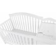 AFG Baby Furniture Kali II Wood 4-in-1 Convertible Crib and Changer in White