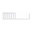 AFG Baby Furniture Kali II Wood 4-in-1 Convertible Crib and Changer in White