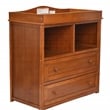 AFG Baby Furniture Leila 2-Drawer Changing Table Pecan