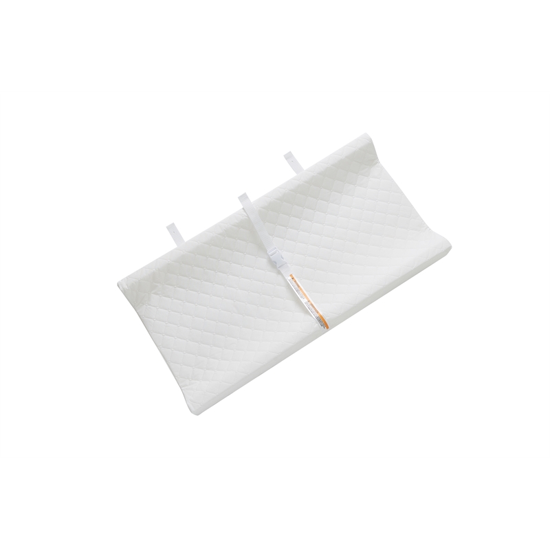 AFG Leila 2-Drawer Changing Table with Contoured Changing Pad Pecan