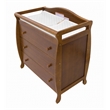 AFG Baby Furniture Grace 3-Drawer Changing Table with Changing Pad in Espresso