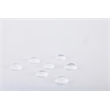 AFG Baby Furniture Mila Vinyl & Polyester Fiber Bassinet Mattress Pad in White