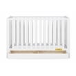 AFG Baby Furniture Emma 4-in-1 Convertible Crib with Drawer White