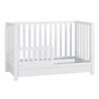 AFG Baby Furniture Emma 4-in-1 Convertible Crib with Drawer White